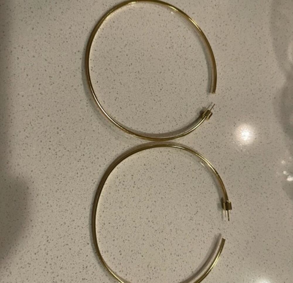 New Jennifer Fisher hoop earrings new rose gold